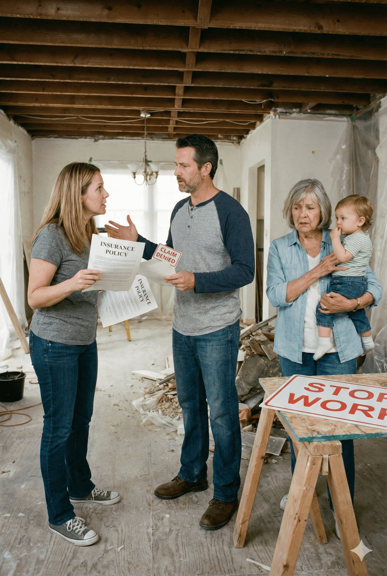 managing insurance during renovation and extension projects. It clarifies who should arrange contract works insurance, the main cover for building and renovating but also mentions the other needed covers, how costs are affected, and what liabilities apply when coverage is not properly arranged.